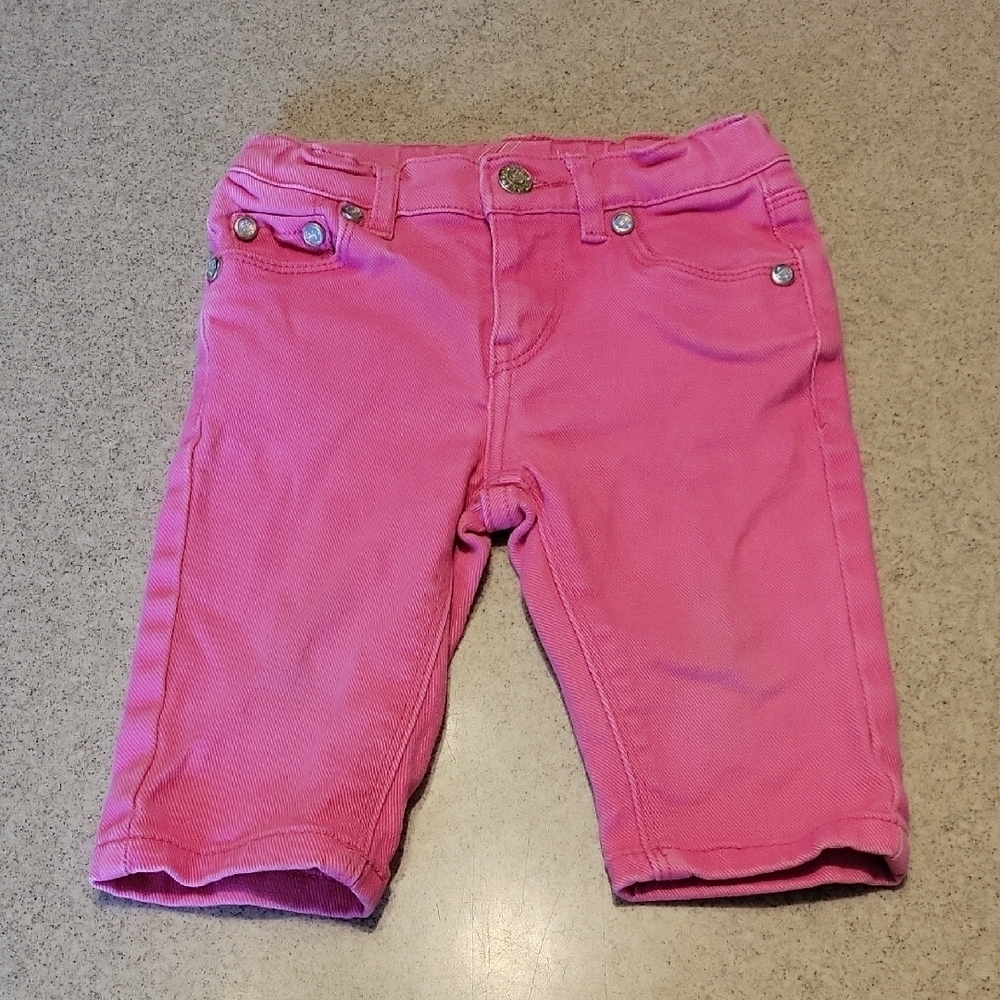 Levi's Pink Denim Shorts Knee Length Size 3t